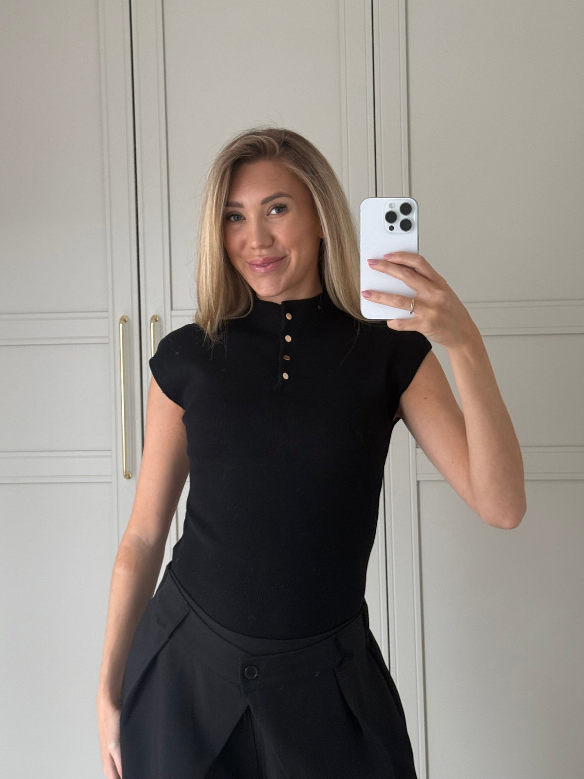 Claire - top zwart