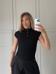 Claire - top zwart