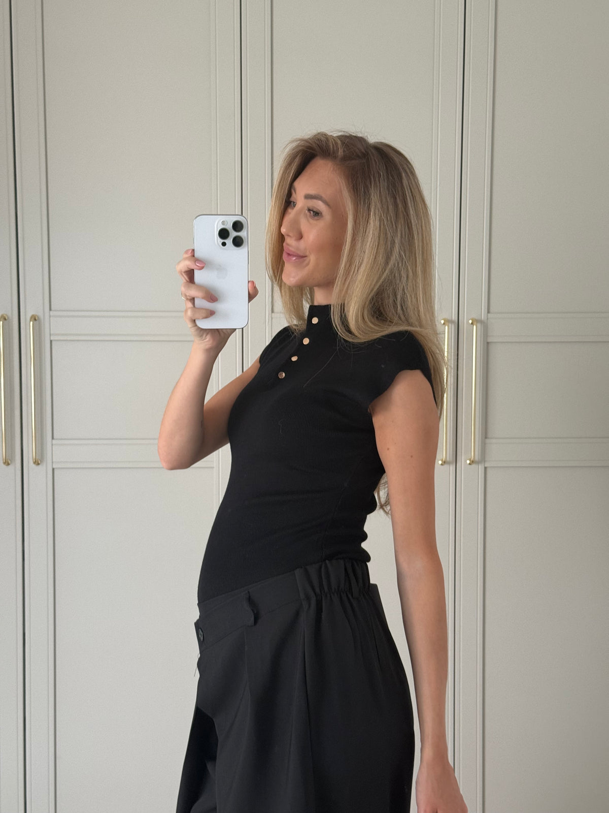 Claire - top zwart