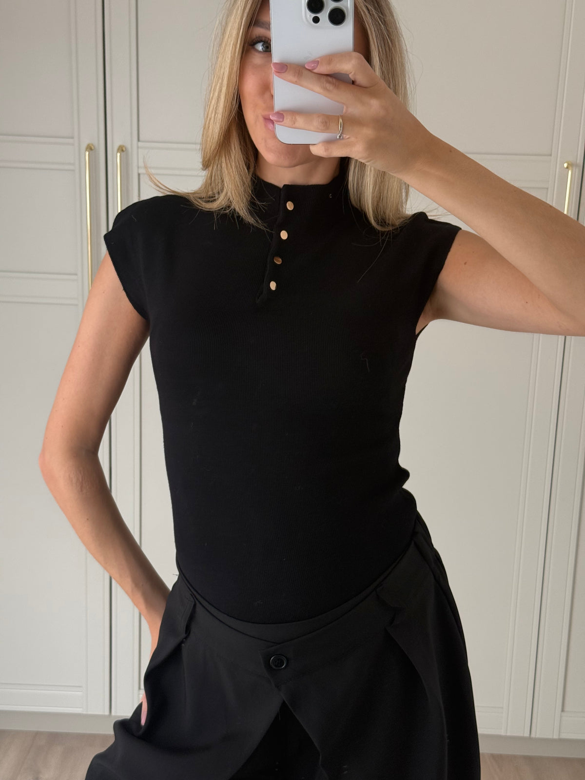 Claire - top zwart