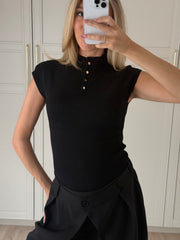 Claire - top zwart