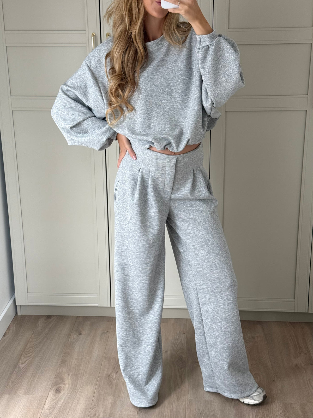 Lilly grijs - Co-ord set